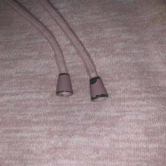 Christopher & Banks light heather pink oversized zip-up jacket, Women’s Medium - Picture 3 of 4